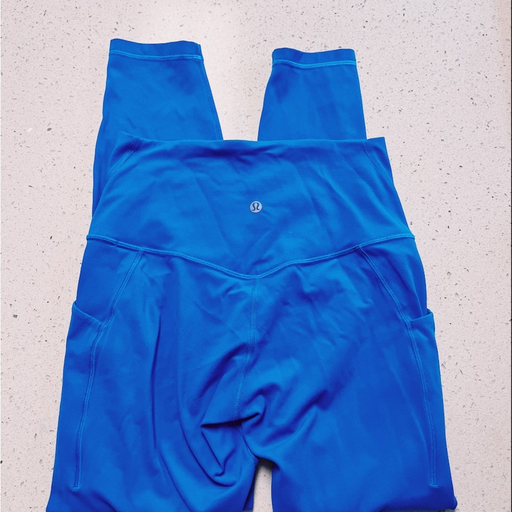 Lululemon Blue High-Waisted Leggings